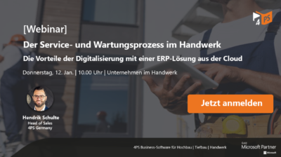 Webinar: Der Service- und Wartungsprozess im Handwerk